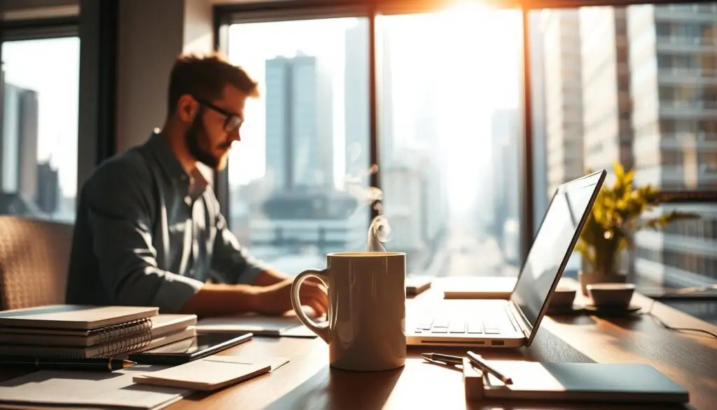 benefícios do café para produtividade