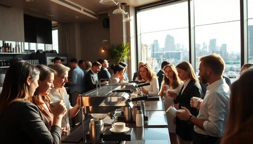 consumo urbano de café